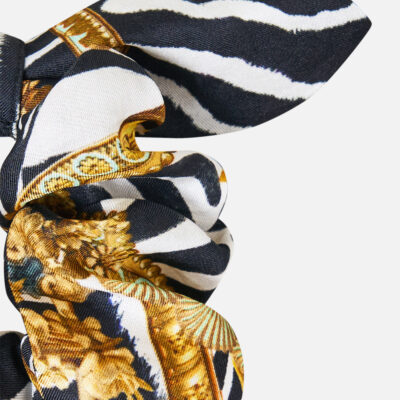 CAMILLA Scrunchie With Tie Zig Zag Zoo - Image 2