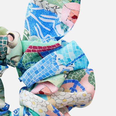CAMILLA Scrunchie With Tie Midsummer Mosaics - Image 2