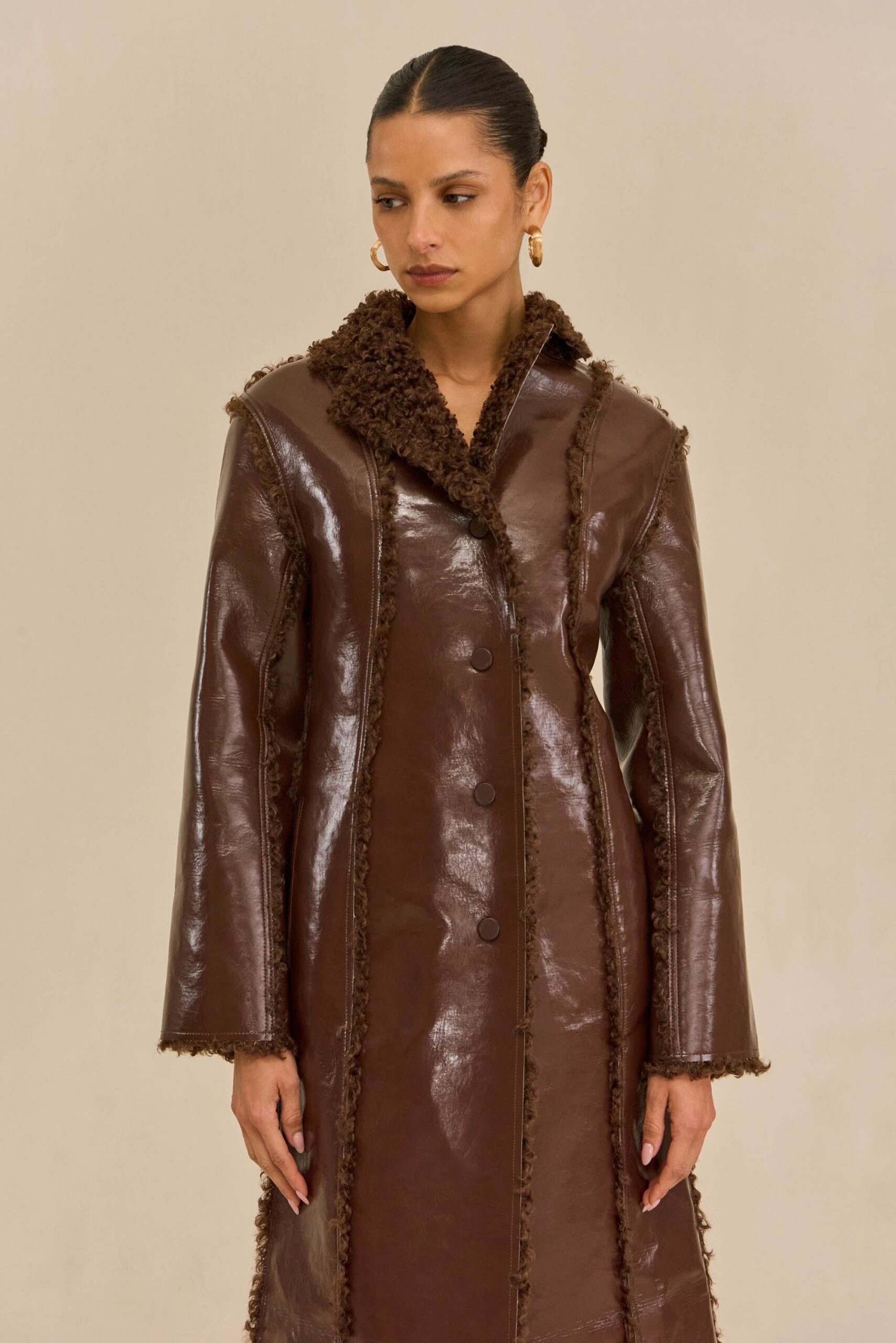 MNCGA131026160614005_3 Cult Gaia Tili Reversible Coat - Image 3