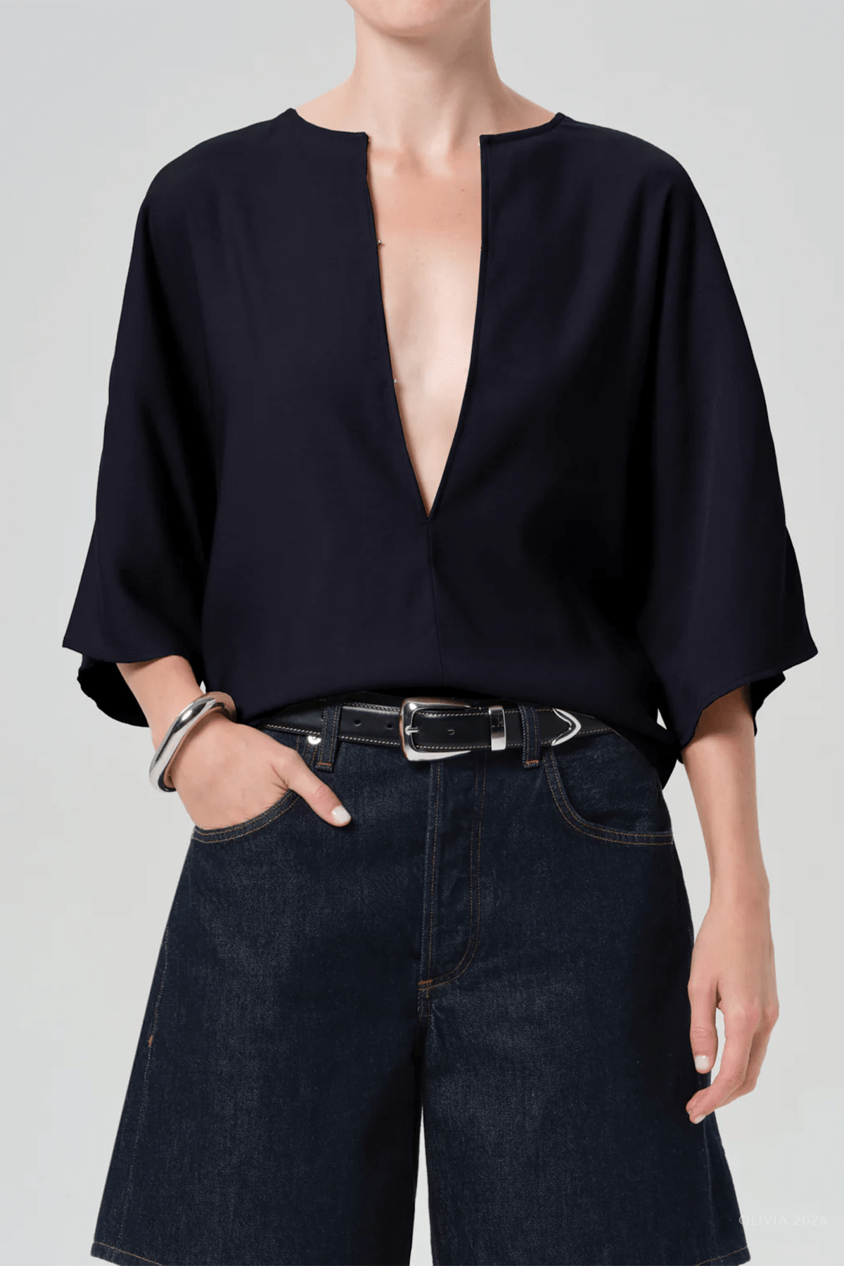 MNCITI041026043911060_2 Citizens of Humanity Franca Portofino Twill Shirt - Image 2