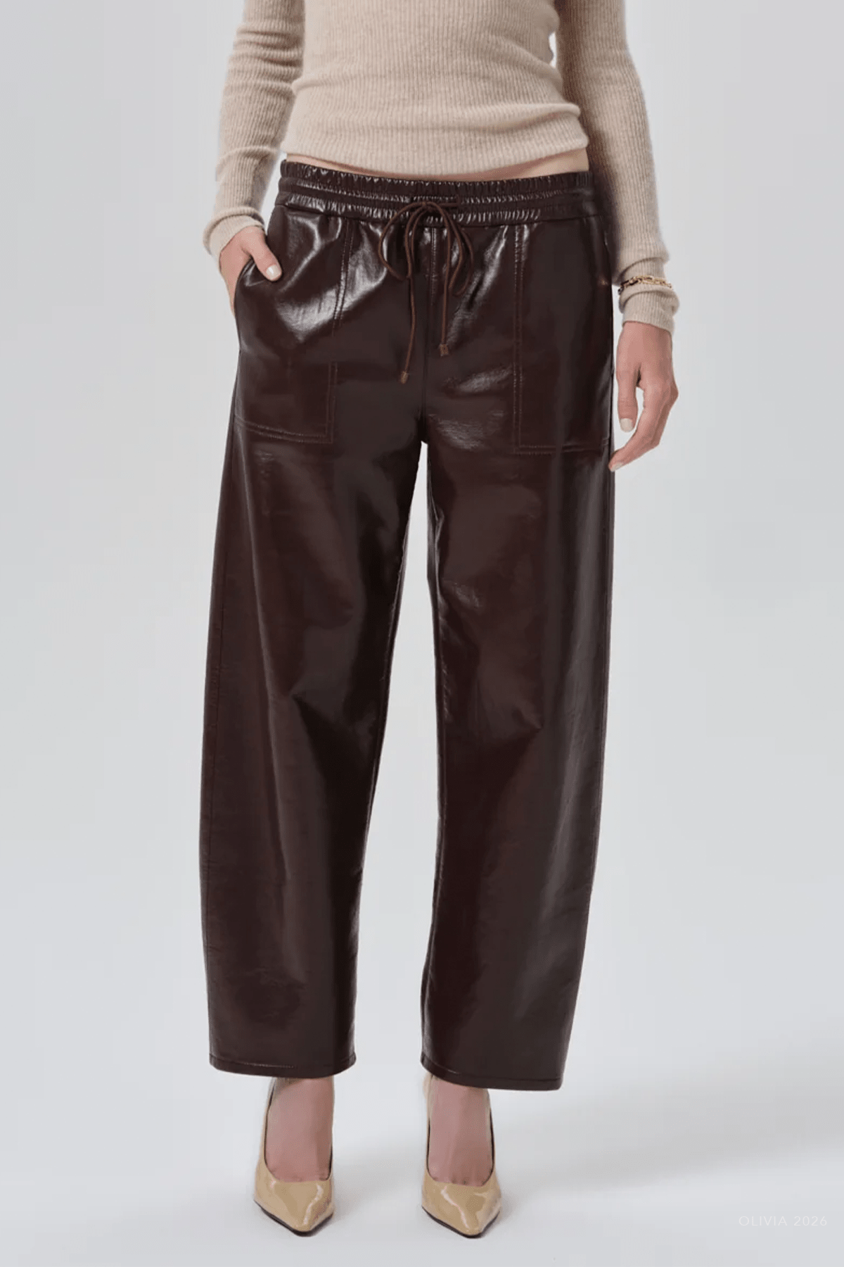 MNCITI041026043911065_2 Citizens of Humanity Rework Recycled Leather Pull-On Pant - Image 2