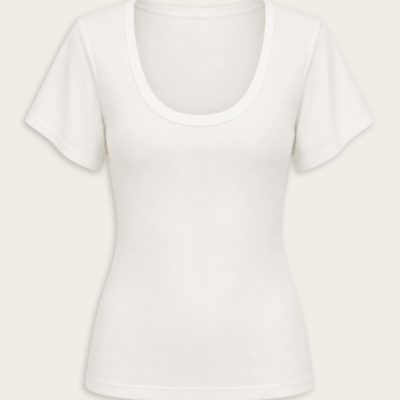 Citizens of Humanity Rosalie U-Neck Tee - Image 1