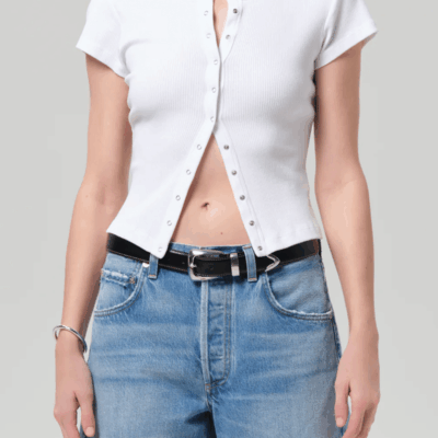 Citizens of Humanity Tabi Short Sleeve Cardigan - Image 2