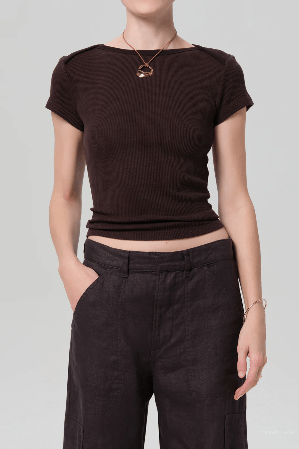 Citizens of Humanity Baby Waffle Tee - Image 2