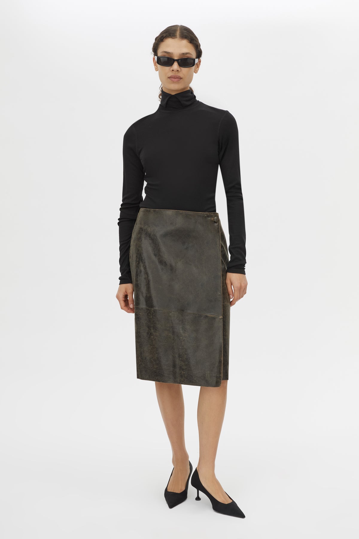 Camilla and Marc Dawn Leather Skirt - Image 1