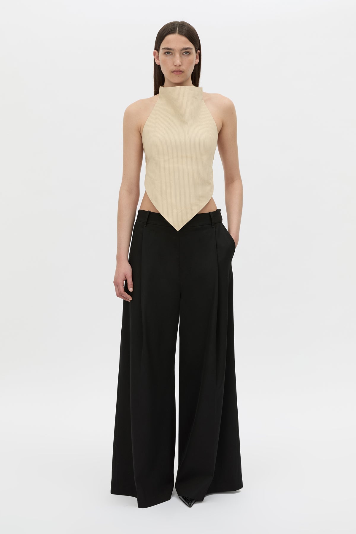 Camilla and Marc Oren Stripe Crop Top - Image 1