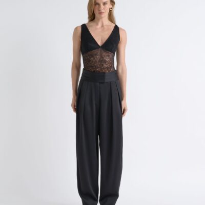 Cue High Waisted Wrap Barrel Pant - Image 2