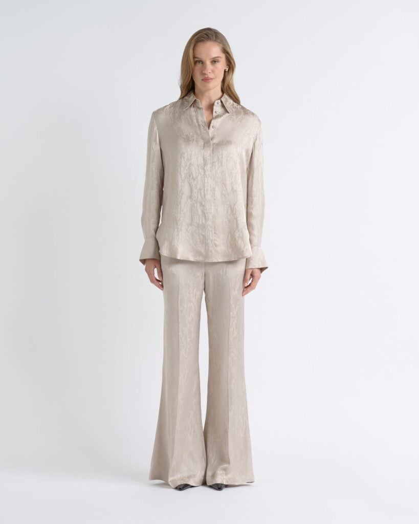 Cue Relaxed Fit Jacquard Shirt - Image 1