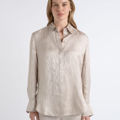 Cue Relaxed Fit Jacquard Shirt - Image 2