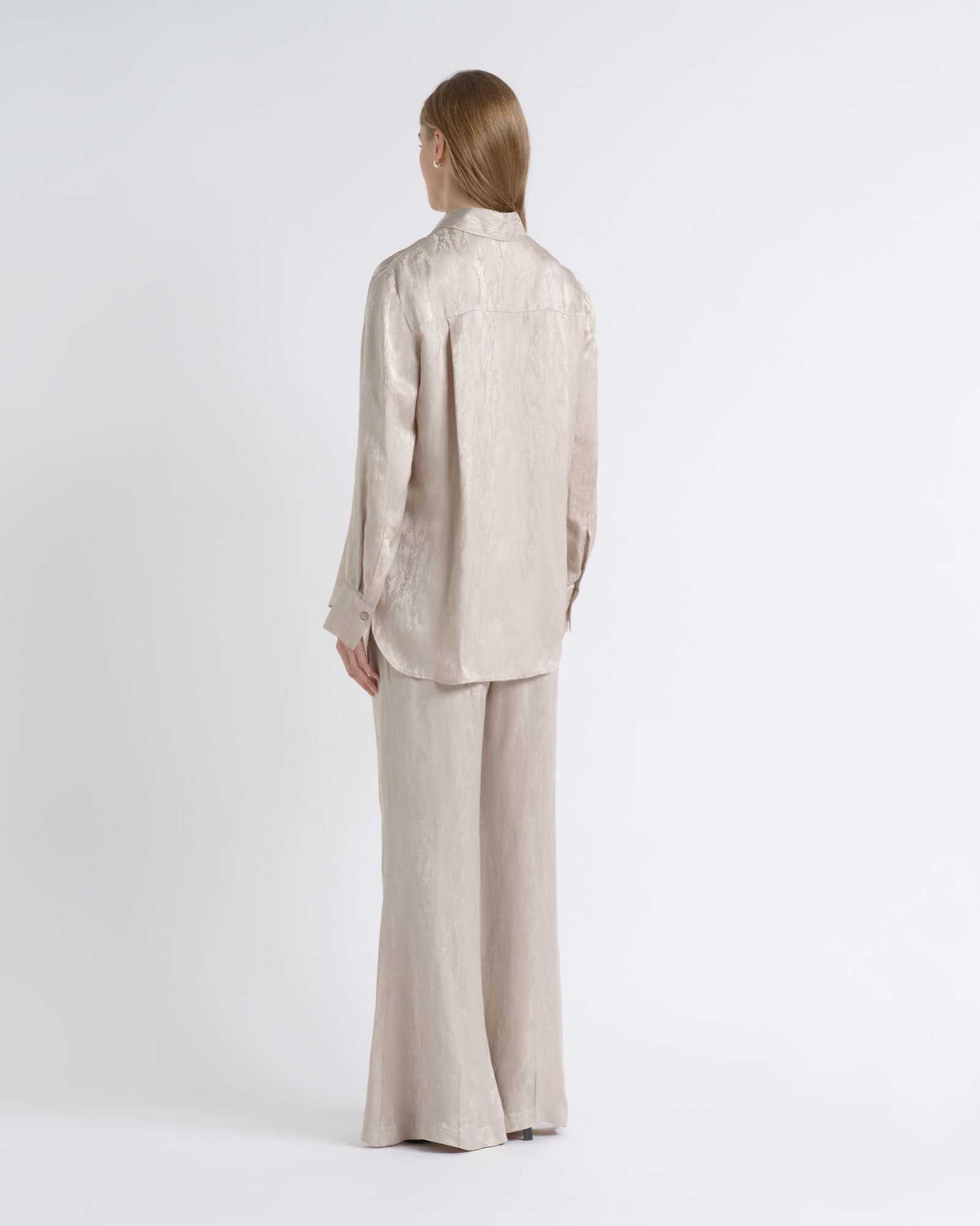 MNCUE041026023128002_3 Cue Relaxed Fit Jacquard Shirt - Image 3