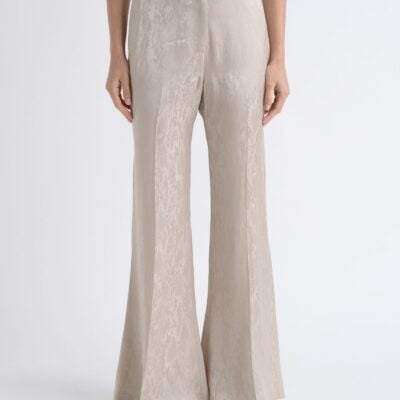 Cue Relaxed Fit Jacquard Pant - Image 1