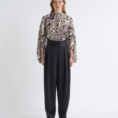 Cue Draped Sleeve Top - Image 1