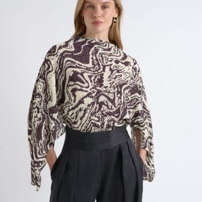 Cue Draped Sleeve Top - Image 2