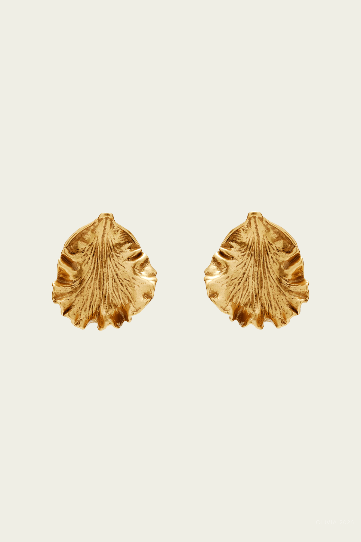 Cult Gaia Iris Leaf Earrings - Image 1