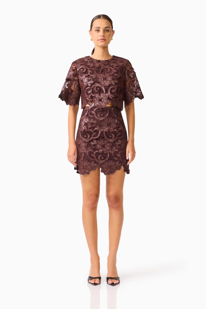 Elliatt Novelle Top & Mini Skirt Set - Image 1