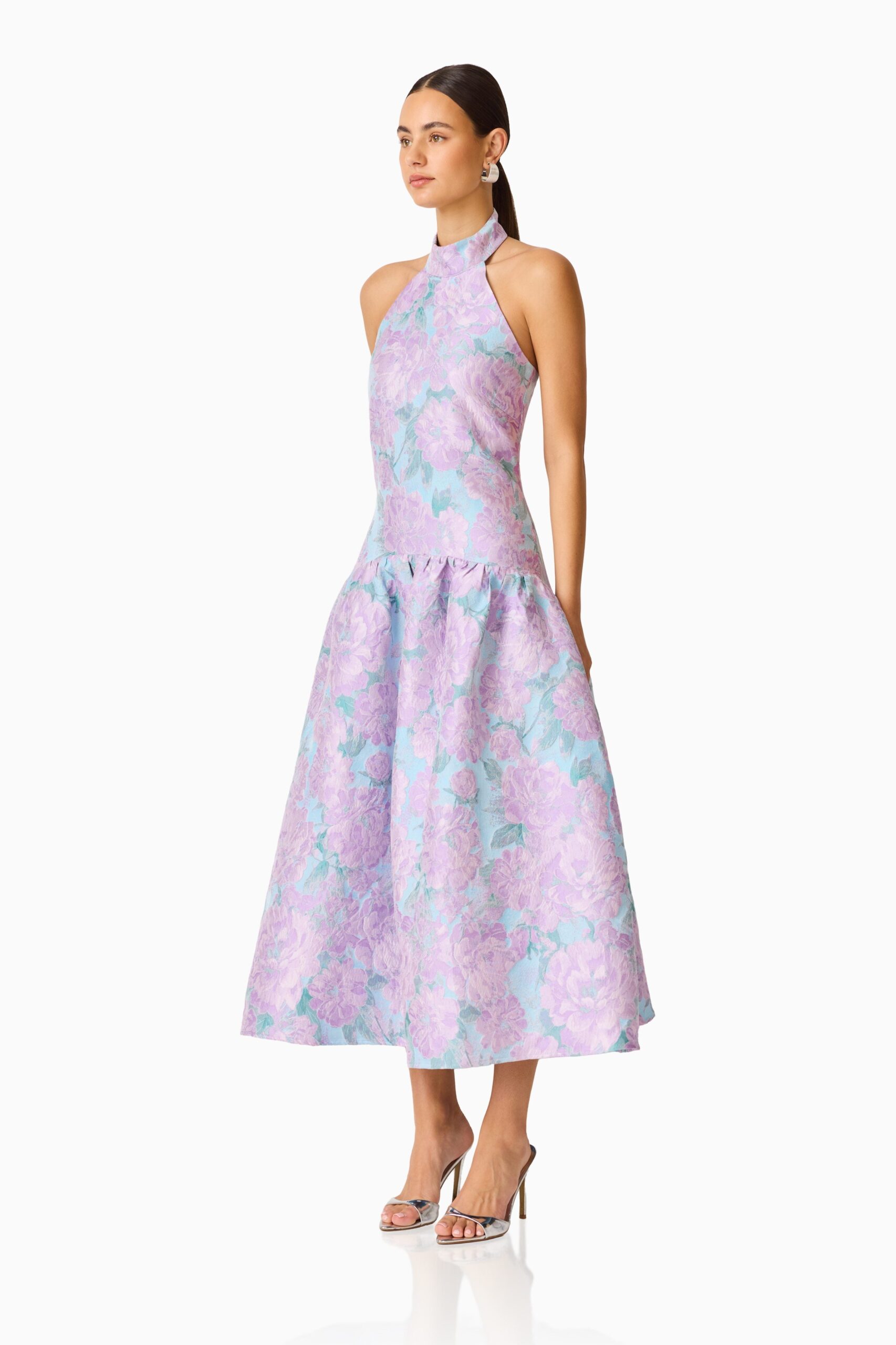 MNELT131026170729067_2 Elliatt Nolana Halter Midi Dress - Image 2