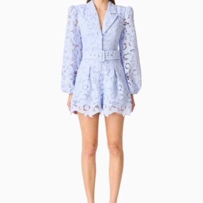 Elliatt Lacy Long Sleeve Playsuit - Image 1