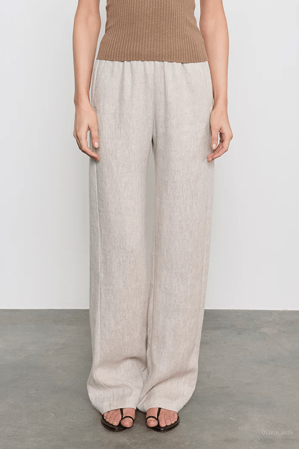 MNENZA041026045900301_2 Enza Costa Linen Everywhere Pant - Image 2