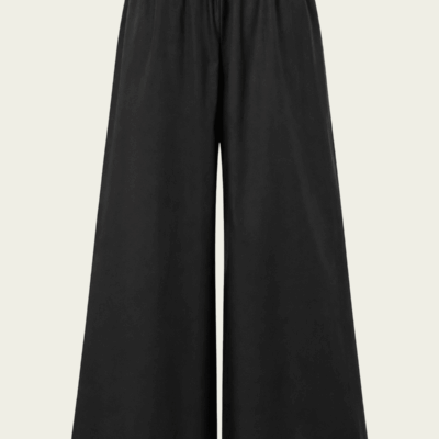 Enza Costa Cotton Cropped Palazzo Pant - Image 1