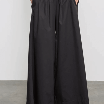 Enza Costa Cotton Cropped Palazzo Pant - Image 2