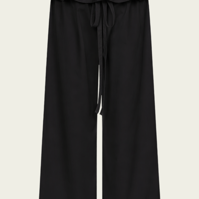 Enza Costa Cotton Peplum Pant - Image 1