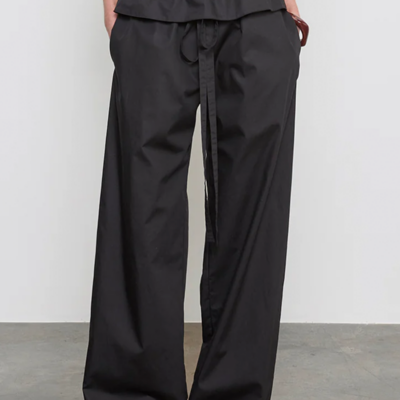 Enza Costa Cotton Peplum Pant - Image 2