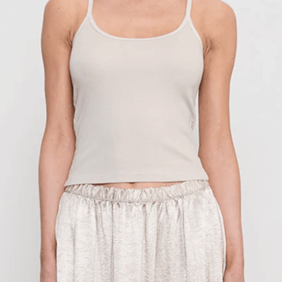 Enza Costa Cotton Rib Cami Tank - Image 2