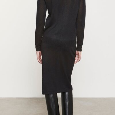 Enza Costa Lamé Knitted Cardigan - Image 2