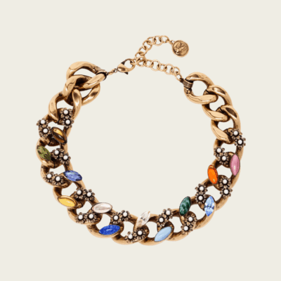 Etro Embellished Chain Necklace - Image 1