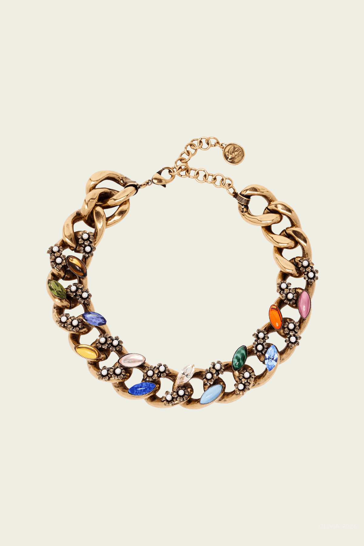 Etro Embellished Chain Necklace - Image 1