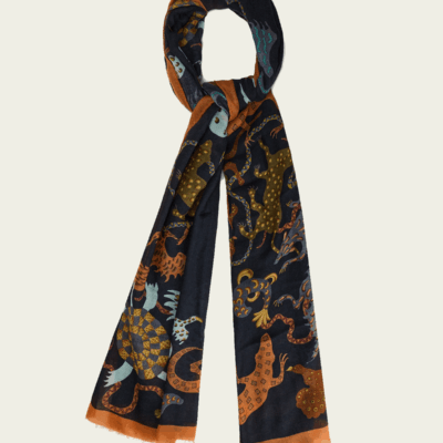 Etro Animals Print Scarf 70x200 - Image 1