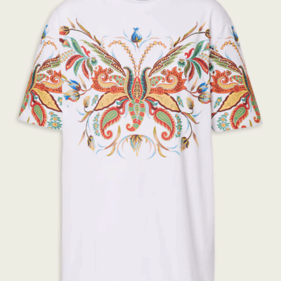 Etro Printed Cotton T-Shirt - Image 1