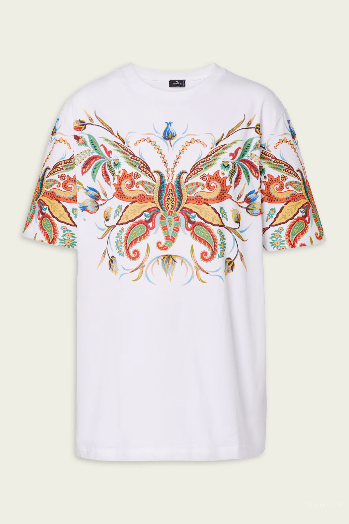 Etro Printed Cotton T-Shirt - Image 1