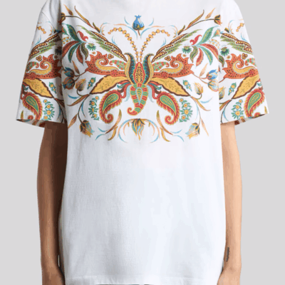 Etro Printed Cotton T-Shirt - Image 2