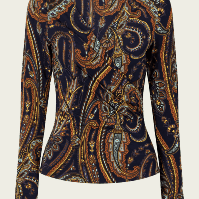 Etro Paisley Print Ruched Top - Image 1