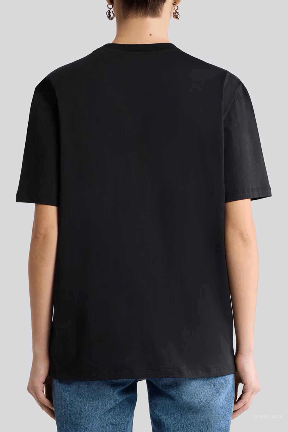 MNETRO041026045350241_3 Etro Peacock Embellishment Cotton T-Shirt - Image 3