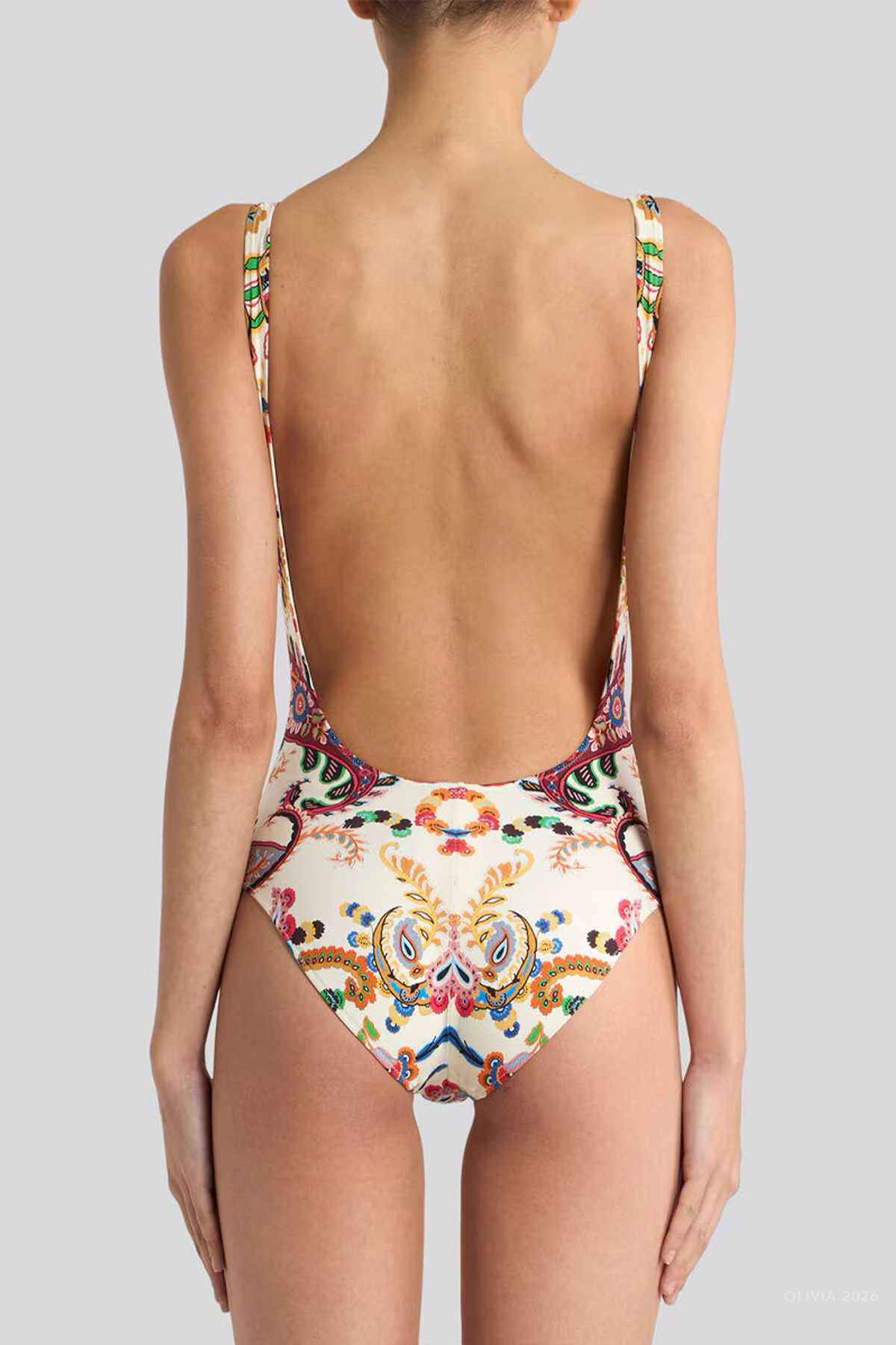 MNETRO051026011533187_3 Etro Floral Paisley Motif One-Piece Swimsuit - Image 3