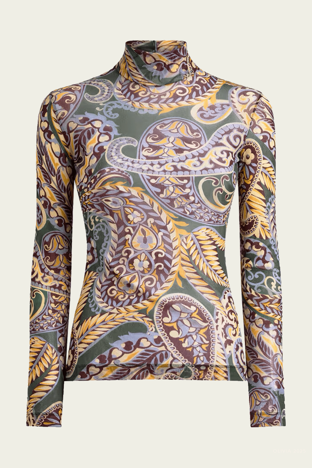 Etro Paisley Tulle Sweater - Image 1