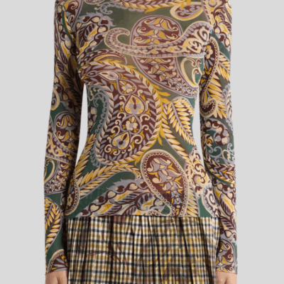 Etro Paisley Tulle Sweater - Image 2