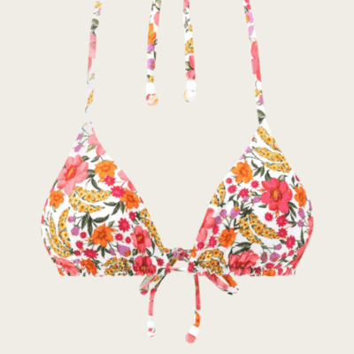 FARM Rio Banana Flowers Triangle Bikini Top - Image 1