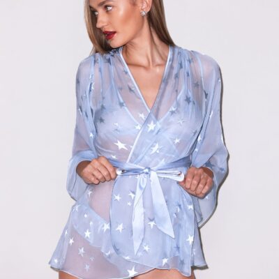 fleur du mal Starry Angel Sleeve Robe - Image 1
