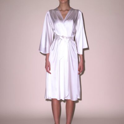 fleur du mal Midi Angel Sleeve Robe - Image 2
