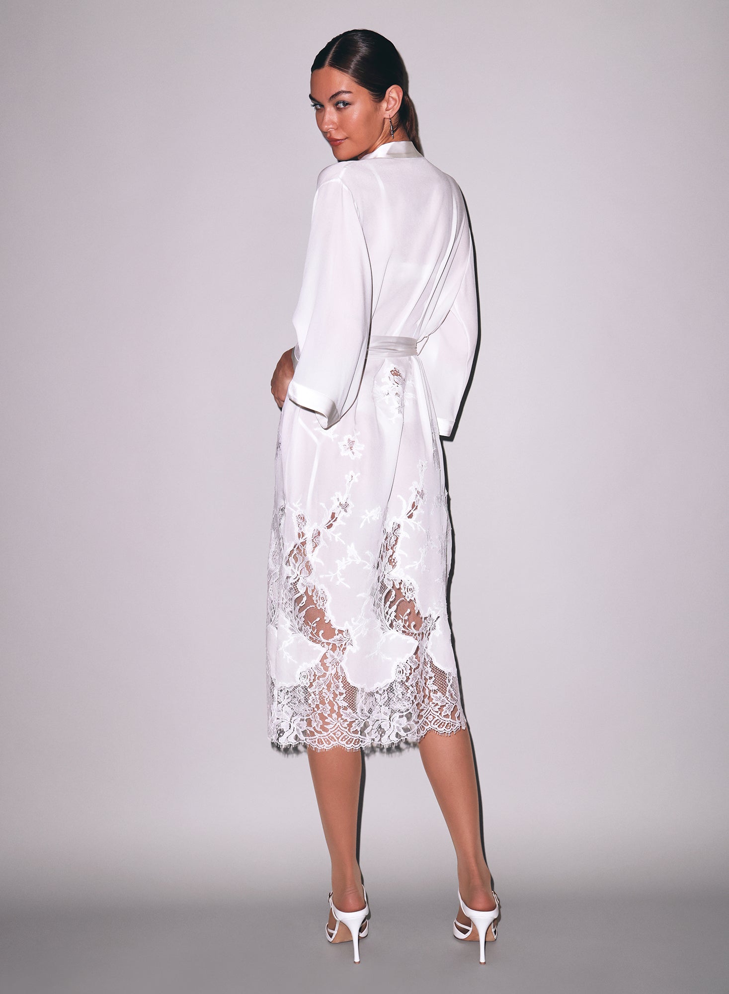 fleur du mal Mia Lace Long Robe - Image 3