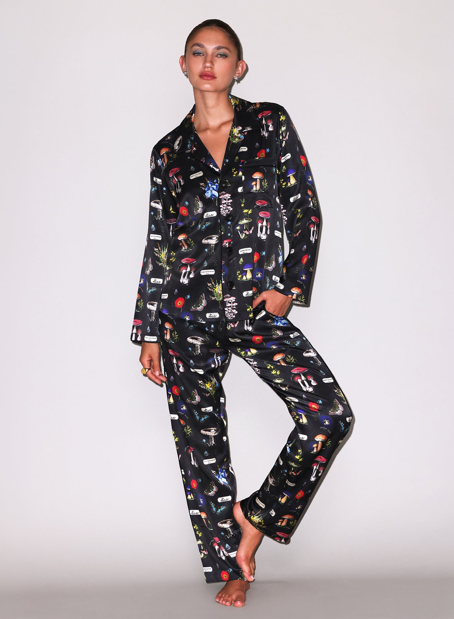 fleur du mal Magical Mushroom PJ Top - Image 1