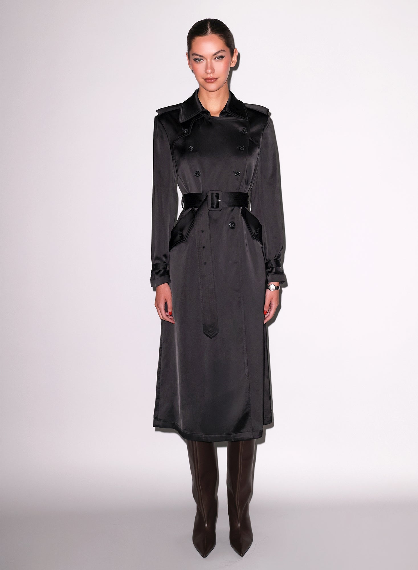 fleur du mal Luxe Trench Coat - Image 1