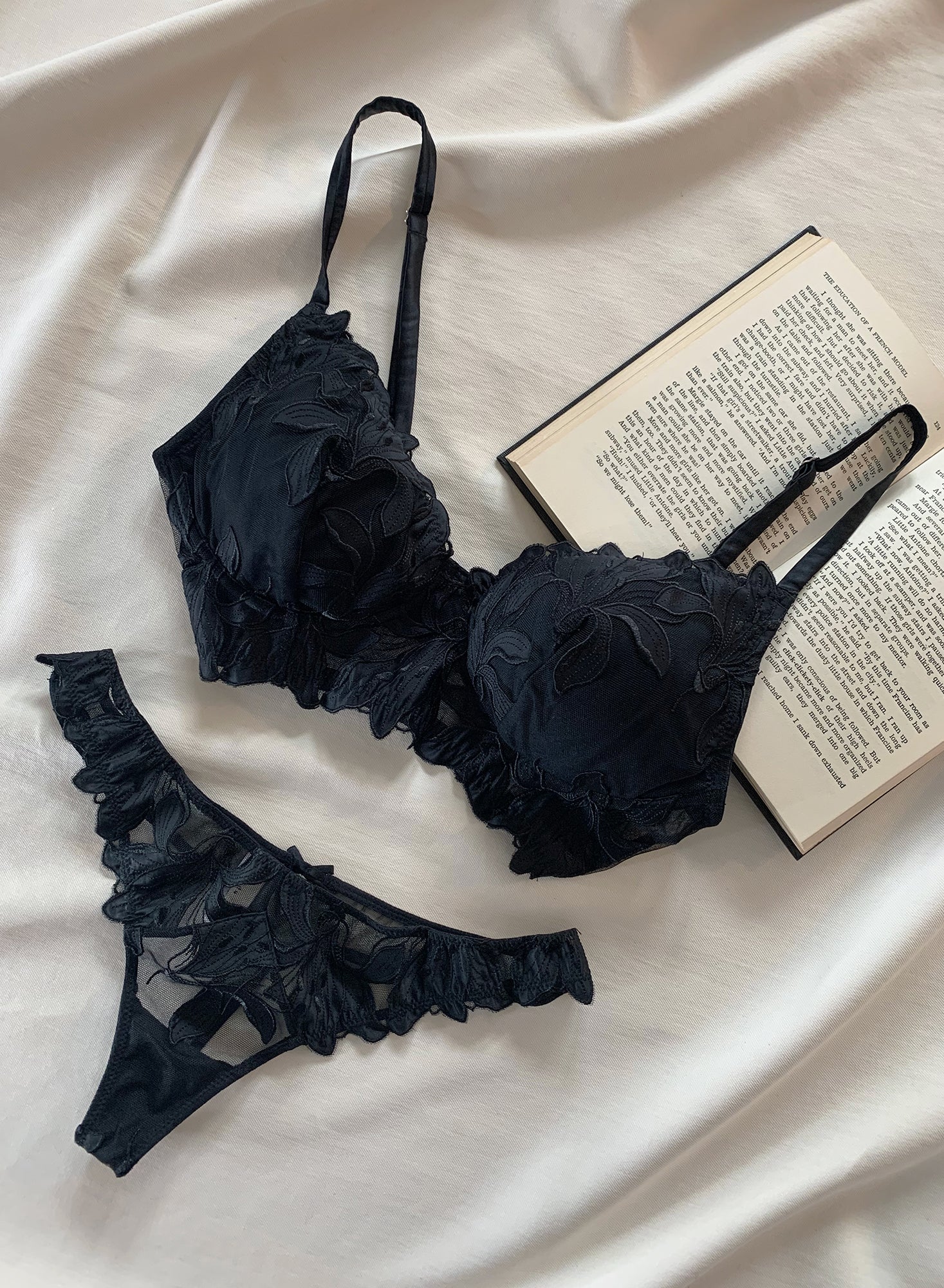 fleur du mal Lily Embroidery Post Surgical Bra - Image 3