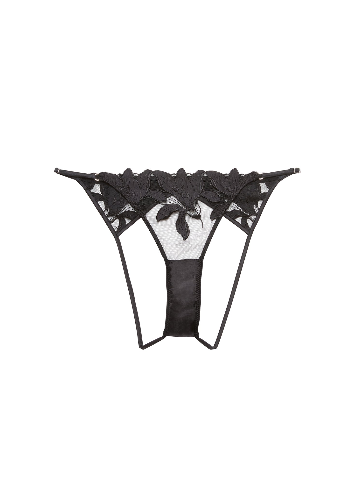 fleur du mal Lily Embroidery Ouvert Panty - Image 2