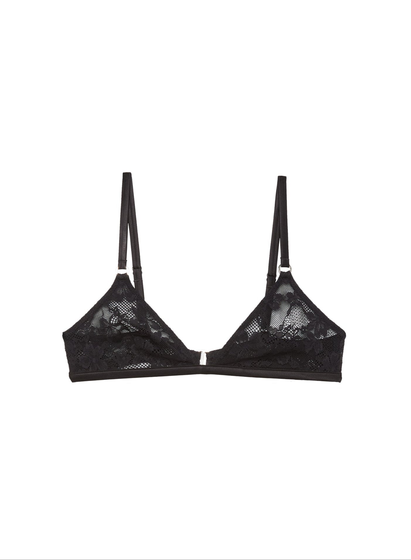 MNFDM041026035305076_3 fleur du mal Le Stretch Lace Triangle Bra - Image 3