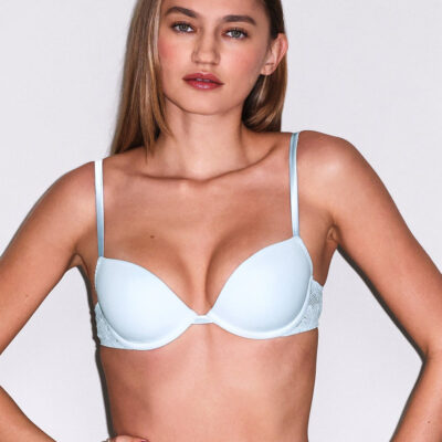 fleur du mal Le Stretch Lace Molded Demi Bra - Image 1