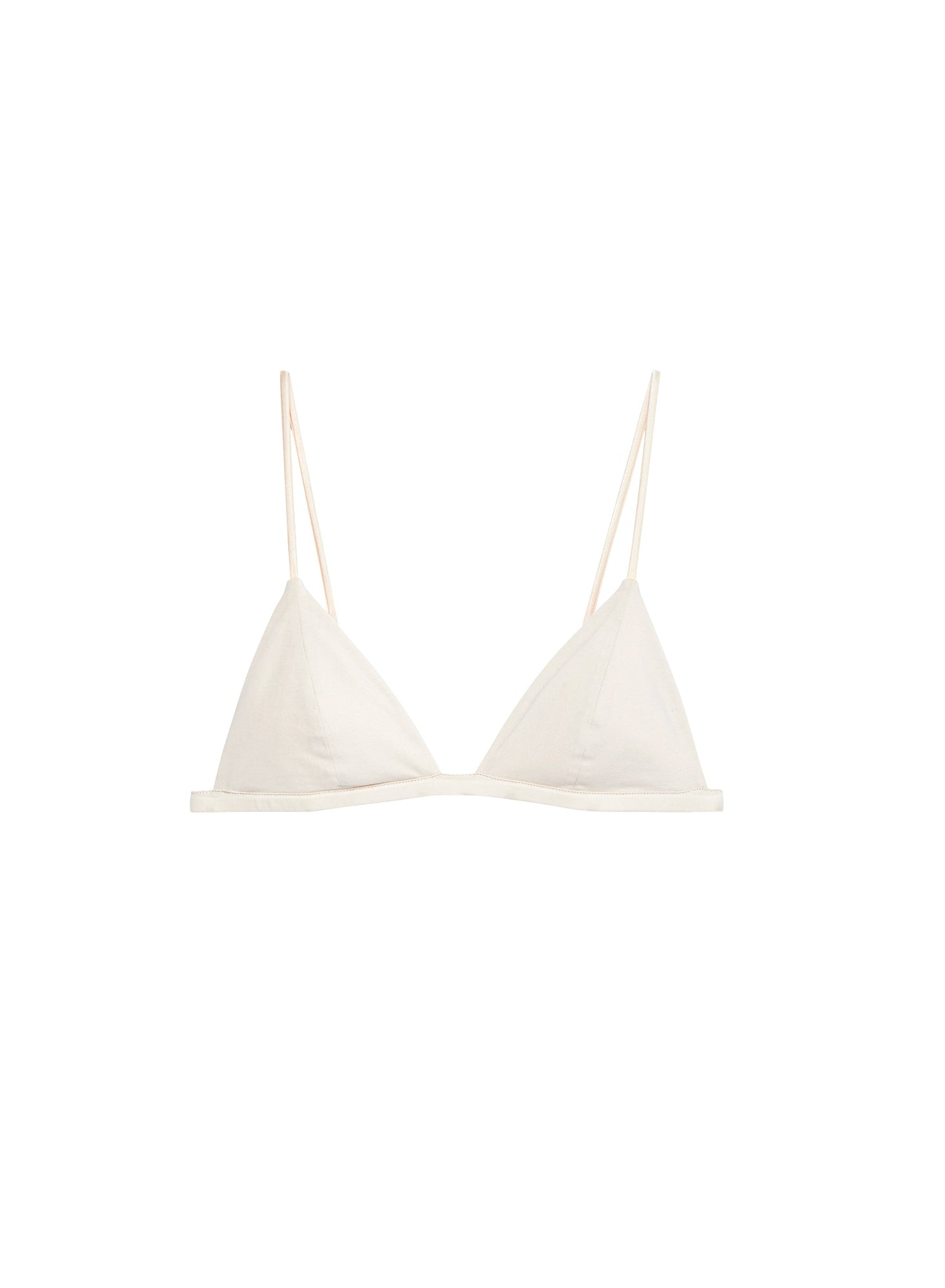 MNFDM041026035305089_3 fleur du mal Le Stretch Cotton Triangle Bra - Image 3